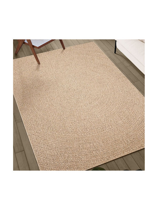 vidaXL Zizur Rug Outdoor Rectangular from Jute Beige