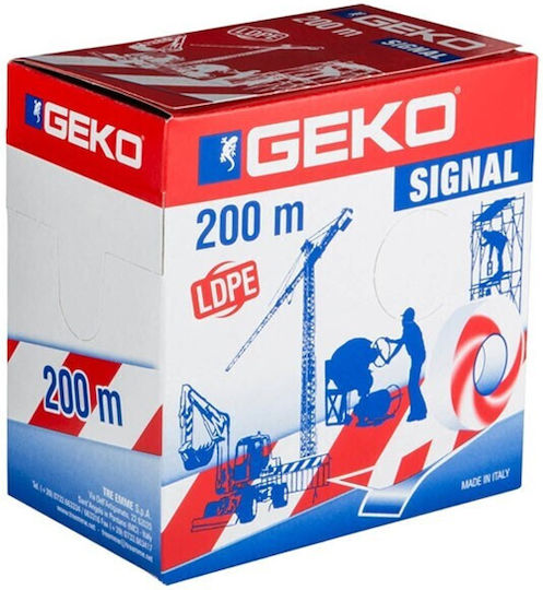 Geko Adhesive Marking Tape from Plastic 200m x 7cm