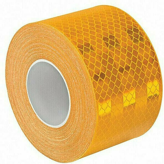 Adhesive Reflective Tape Yellow W5cm x L5m