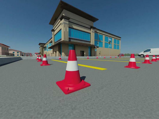 Next Systems Traffic Cone from Plastic in Orange Colour 22x30cm
