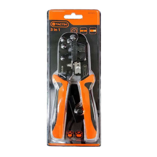 Tactix Ethernet Internet Cable Crimping Plier RJ12, RJ11, RJ45