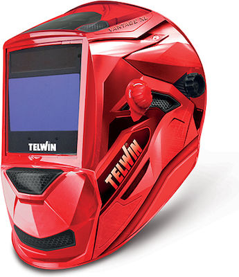 Telwin Vantage Red Ηλεκτρονική Μάσκα Ηλεκτροκόλλησης Κόκκινη