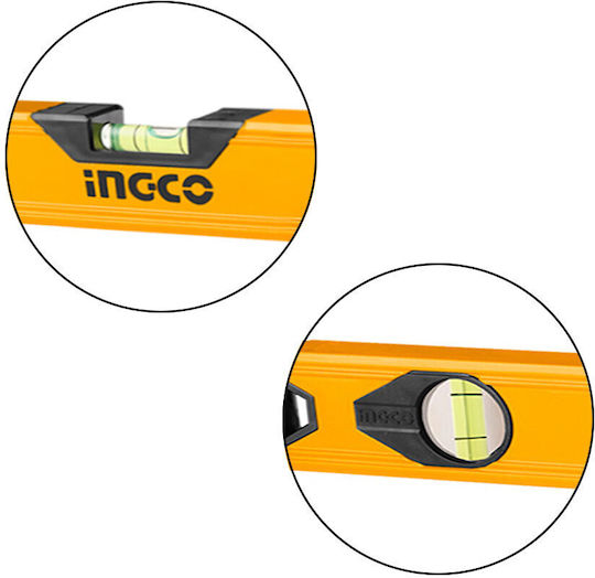 Ingco HSL58040 Spirit Level Aluminum 40cm with 2 Eyes