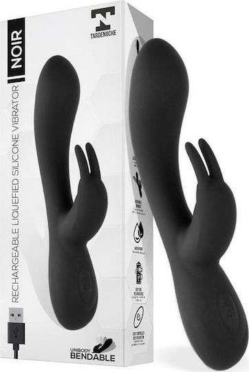 Tardenoche Noir Δονητής Rabbit 19.4cm Black