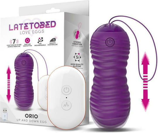 LateToBed Orio Vibrator Ei 8.7cm Purple