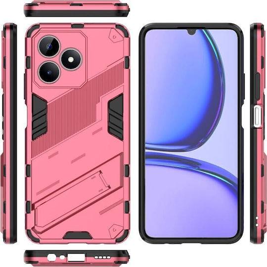 Punk Umschlag Rückseite Kunststoff Rot (Realme C53)