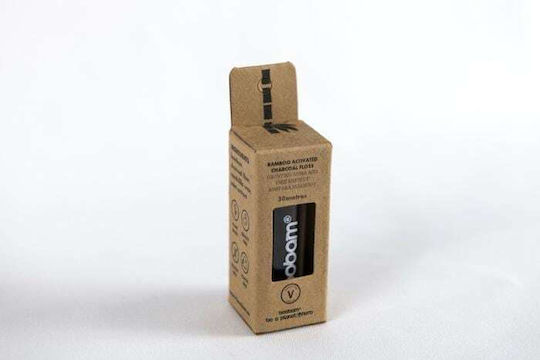 Boobam Bamboo Activated Charcoal Zahnseide Mit Geschmack Minze 30m 1Stück