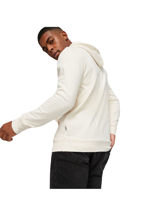 Puma Men's Sweatshirt with Hood White