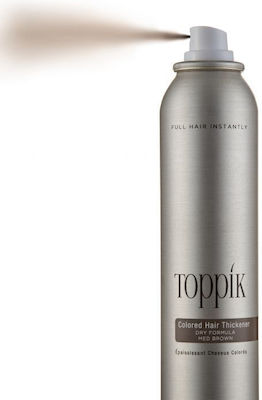 Toppik Hair Root Concealer Spray with Keratin Colored Hair Thickener Medium Brown 144gr