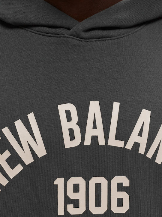 New Balance Herren Sweatshirt mit Kapuze Gray