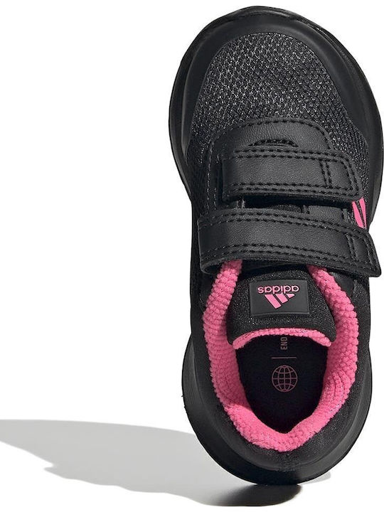 Tensaur Run 2.0 CF I Αδιάβροχα Αθλητικά Παιδικά Παπούτσια Running με Σκρατς Core Black / Lucid Pink