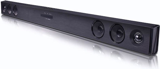 LG SQC2 Soundbar 2.1 Bluetooth 300W με Ασύρματο Subwoofer και Τηλεχειριστήριο Μαύρο