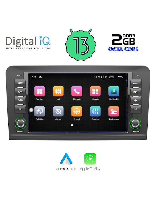 Digital IQ Car Audio System for Mercedes-Benz ML 2005-2012 (Bluetooth/USB/WiFi/GPS/Apple-Carplay) with Touch Screen 8"