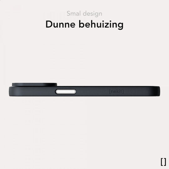 Nekit 1mm Umschlag Rückseite Kunststoff 1mm Blau (iPhone 14 Pro Max)
