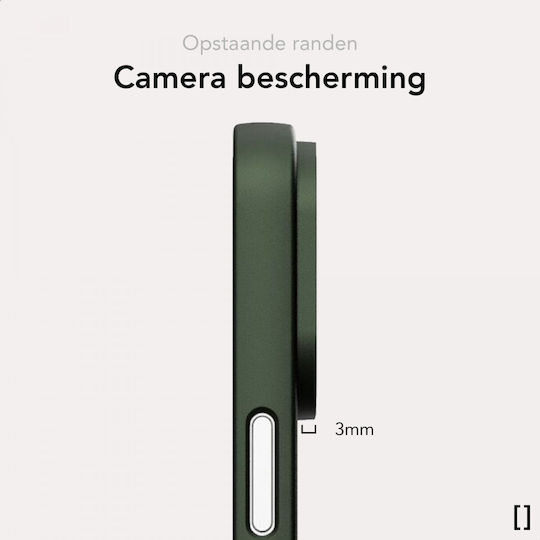 Nekit 1mm Umschlag Rückseite Kunststoff 1mm Grün (iPhone 14 Plus)