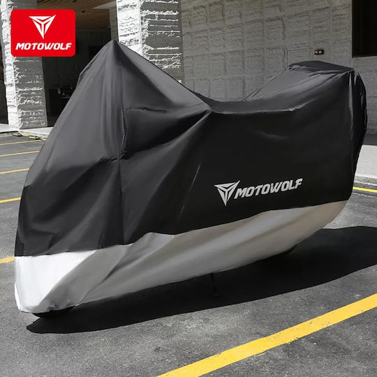 Motowolf Waterproof Motorcycle Cover Extra Large L230xW125xH95cm