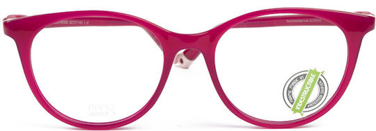 Nanovista Glitch 3.0 Children's Plastic Eyeglass Frame Purple NAO3150352