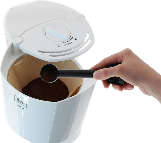 Melitta Enjoy Glass II Filter Coffee Machine 900W White