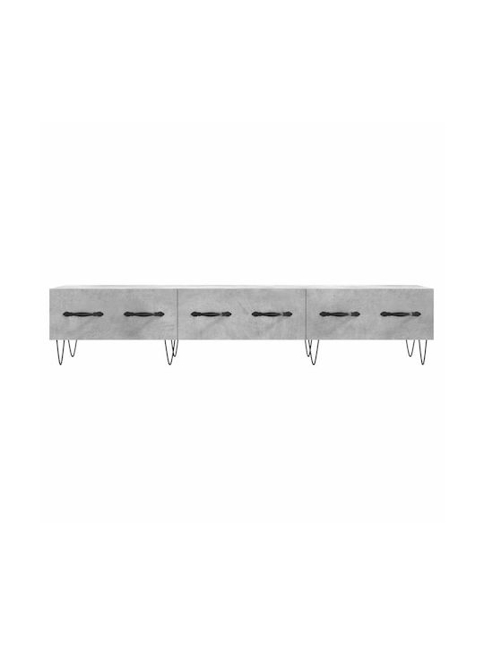 vidaXL TV Stand Gray M150xD36xH30cm