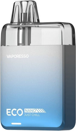 Vaporesso Eco Nano Pod Kit 6ml με Ενσωματωμένη Μπαταρία 1000mAh Phantom Blue (Metal Edition)