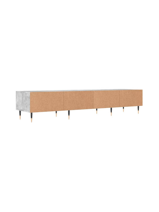 Gray TV Stand L150xD36xH30cm