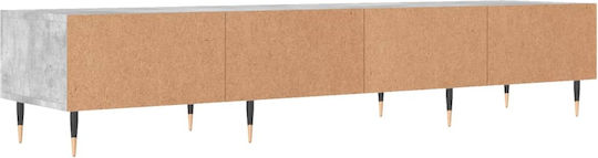 Έπιπλο Τηλεόρασης Γκρι Μ150xΠ36xΥ30cm