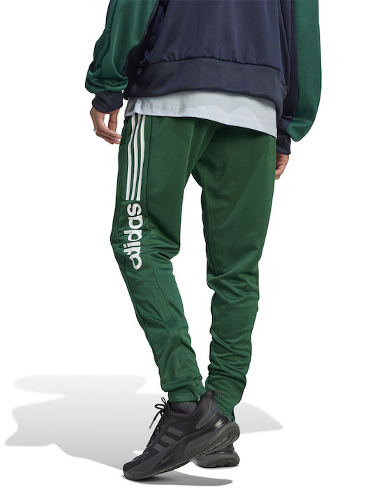 Adidas Παντελόνι Φόρμας με Λάστιχο Πράσινο