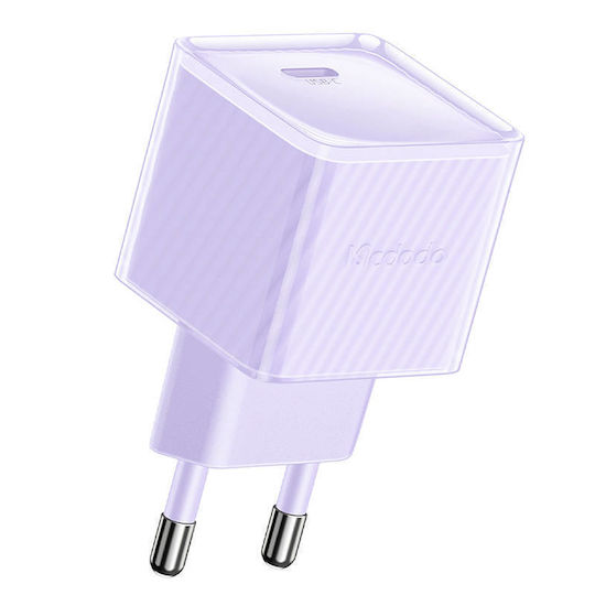Mcdodo Зарядно Устройство Без Кабел GaN с USB-C Изходен Порт 20W Power Delivery Лилаво CH-3773