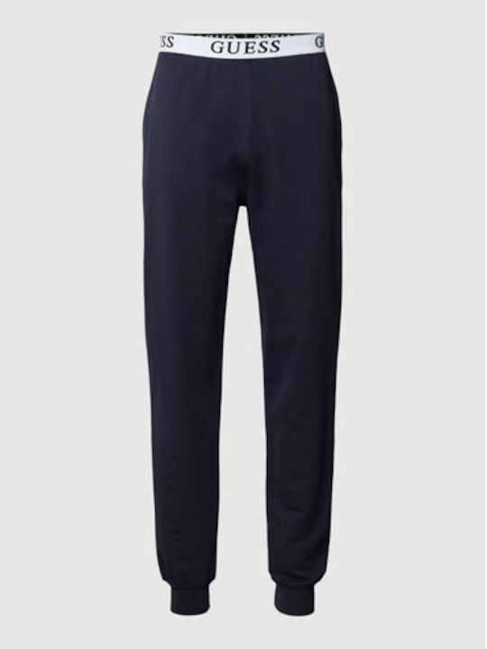 Sweatpants with Elastic Navy Blue