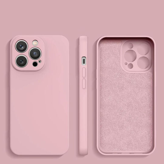 4G Back Cover Σιλικόνης / Tempered Glass 2mm Ροζ (Galaxy A14)