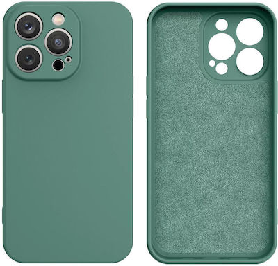 Soft Velvet Silicone Back Cover Green (Galaxy A54)