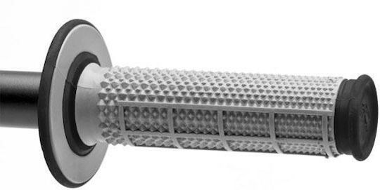 Renthal Motorcycle Handlebars MX Diamond Waffle Dual Compound in Gray color