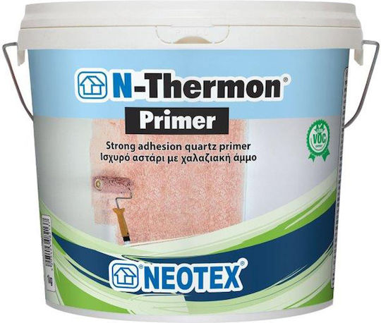 Neotex N-Thermon Primer Αστάρι Πρόσφυσης Σοβάδων με Χαλαζιακή Άμμο Κατάλληλο για Δομικά Υλικά 15kg