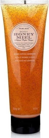 Perlier Honey Bath & Shower Scrub Shower Scrub Σώματος 250ml
