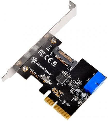 Silverstone Κάρτα PCIe σε 1 θύρα USB 3.1 ECU04-E