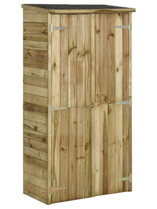 Wooden Garden Shed M0.85xW0.48xH1.77m