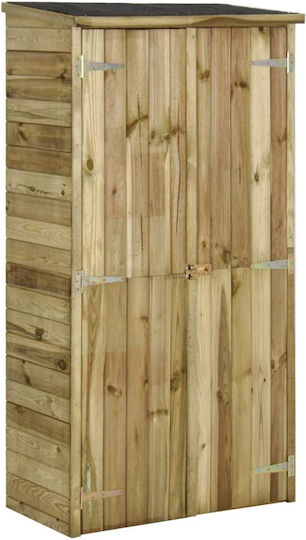 Wooden Garden Shed M0.85xW0.48xH1.77m