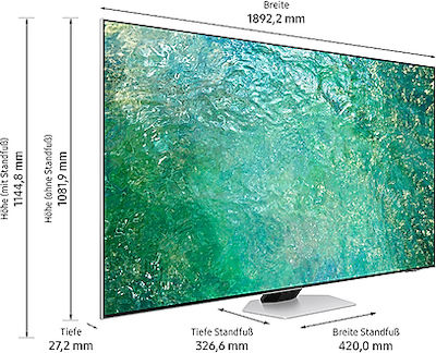 Samsung Smart Τηλεόραση 85" 4K UHD Neo QLED GQ85QN85C HDR (2023)