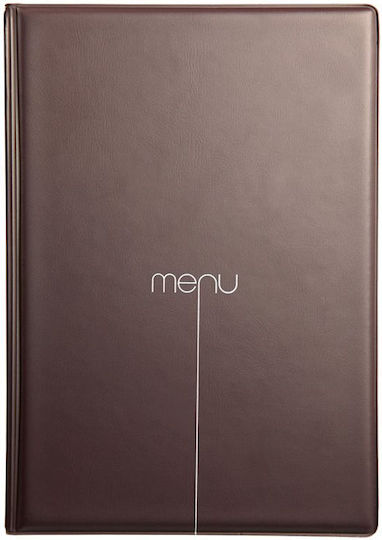 DAG Style Menu Holder in Brown Color A5