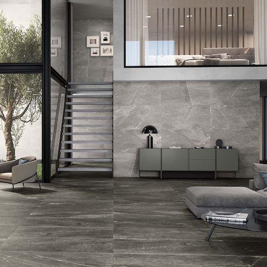 Saloni Ceramica Πλακάκι Δαπέδου Εσωτερικού Χώρου Κεραμικό Ματ 120x60cm Γκρι