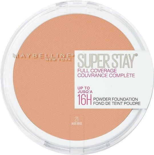 Maybelline Super Stay 16h Waterproof Powder Puder 021 Nude 9gr