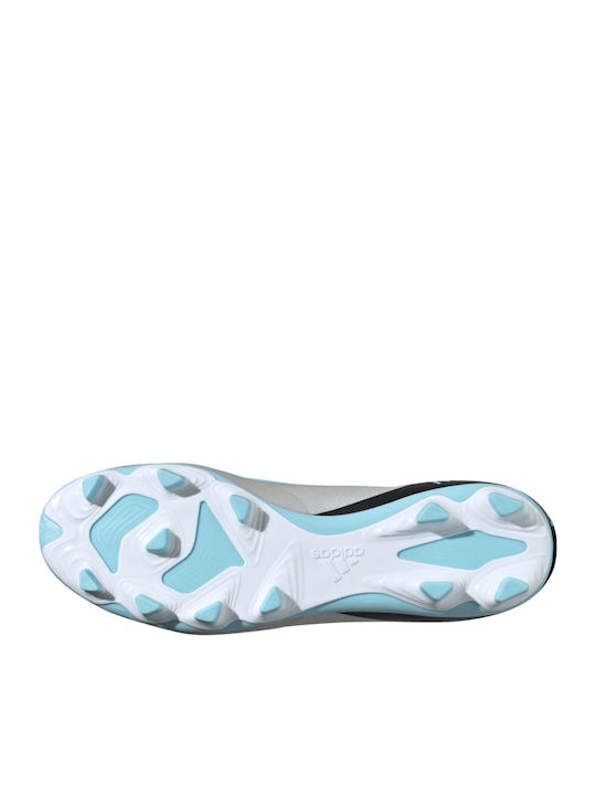 adidas X Crazyfast Messi.4 Football Shoes with Cleats Silver Metallic / Bliss Blue / Core Black