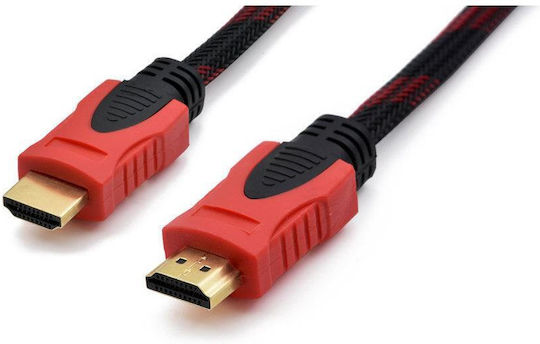 Telemax HDMI 1.4 Cable HDMI male - HDMI male 5m Red