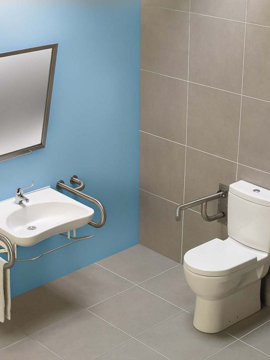 Sanitana Mobil Toaletă de podea cu sistem de descărcare Albă Sanitana Mobil Toaletă de podea cu sistem de descărcare Albă