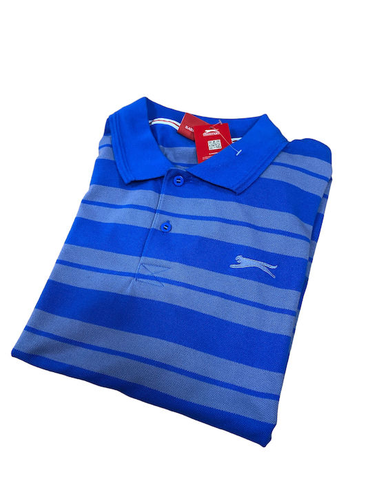 Polo Kurzarmbluse Blau