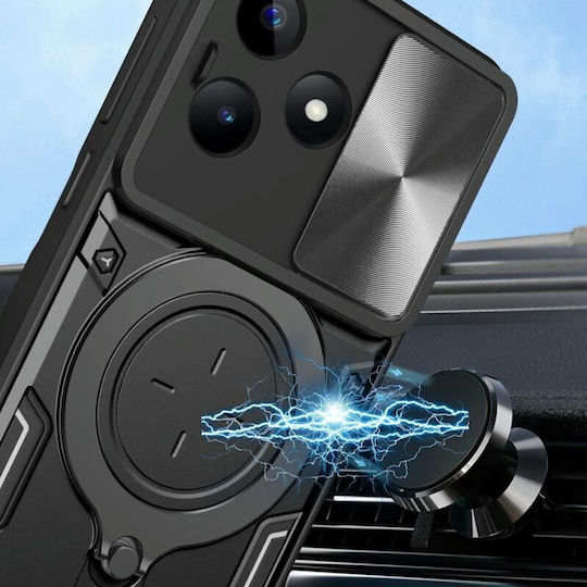 Texture Camera Back Cover Πλαστικό Ροζ (Realme C53)