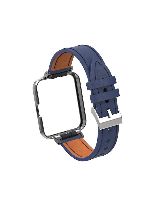 Strap Leather Navy Blue (Mi Watch Lite)