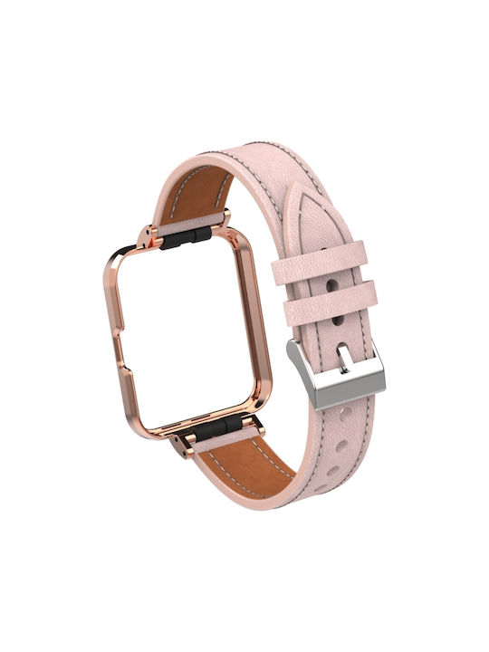 Λουράκι Δερμάτινο Ροζ (Redmi Watch 2 Lite)