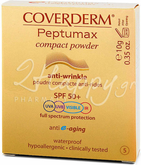 Coverderm Peptumax Compact Powder Anti-Wrinkle 05 SPF50 10gr