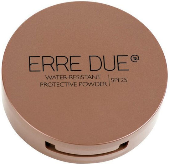 Erre Due Water-Resistant Protective Powder Powder 500 Porcelain SPF25 9.8gr